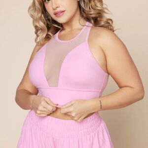 NWT Popflex Active Stellar Bra in Pink Bubblegum